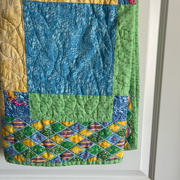 Handmade Reversible Quilt Mermaid Themed - Picture 4 of 9